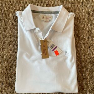 Penguin NWT white polo